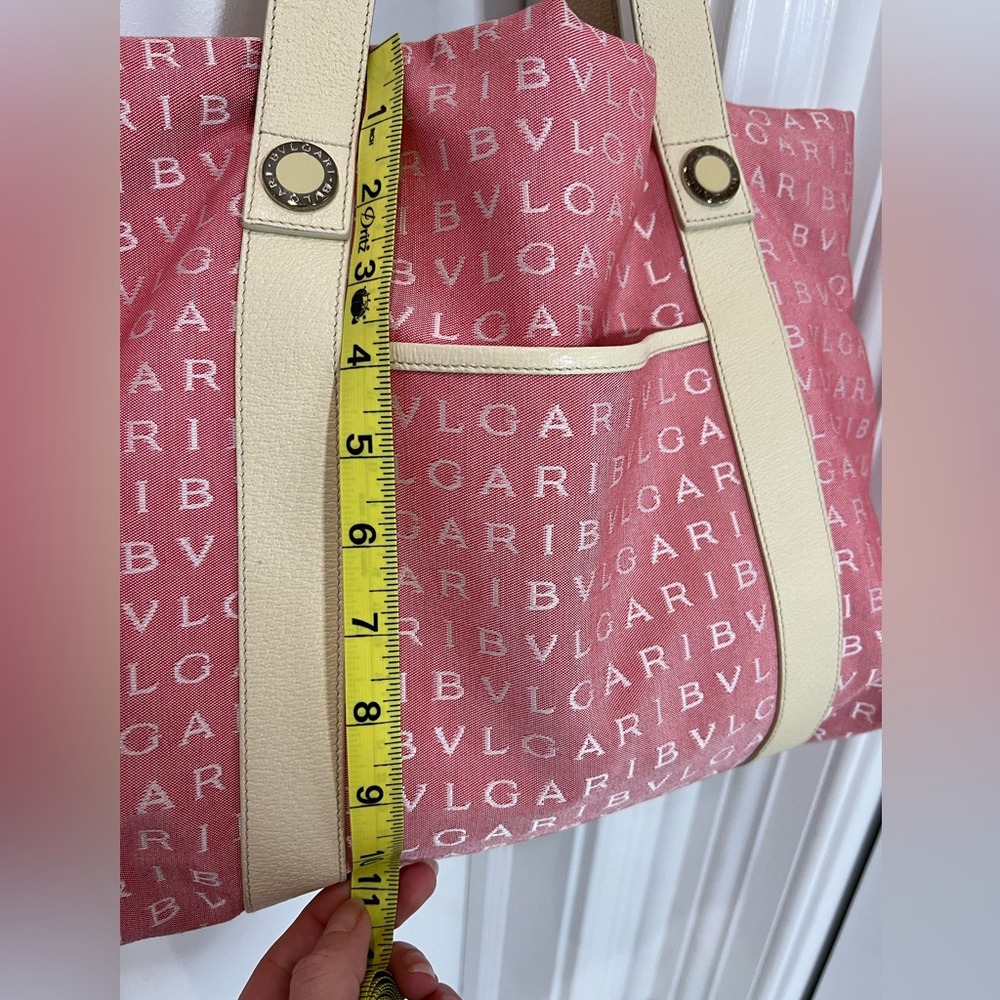Bvlgari mania red logo tote - Picture 10 of 14